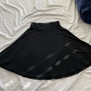 Black circle skirt